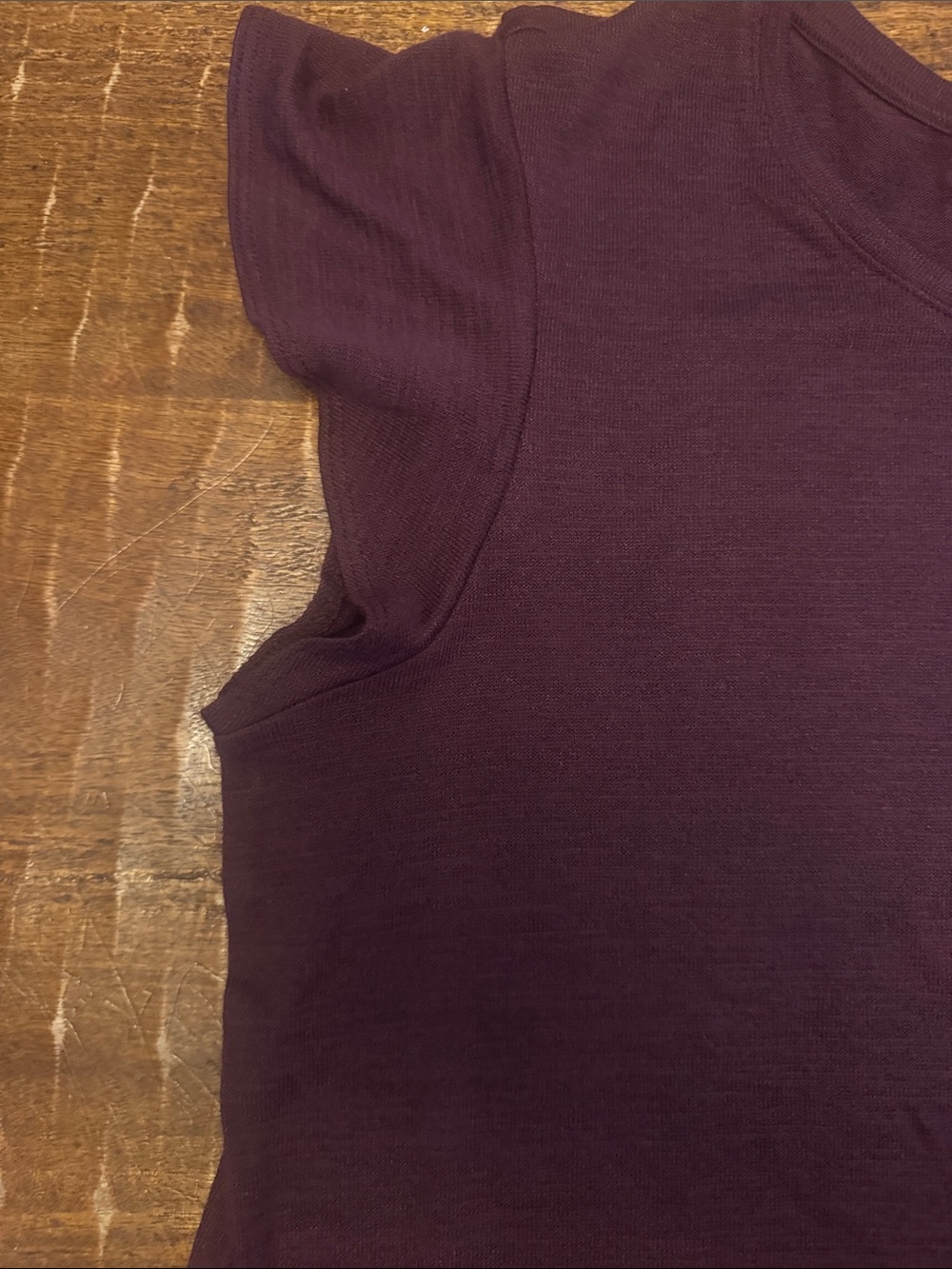 Market & Spruce Plum Short Sleeve Crew Tee - Picture 3 of 6